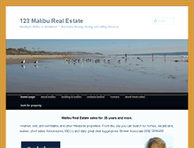 Tablet Screenshot of 123maliburealestate.com